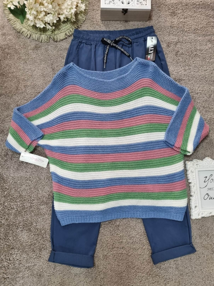Spodnie-Kayax-Elastyczne-Kieszenie-Guma-W-Pasie-Troczek-Niebieski-Jeans-7