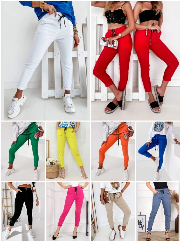 Spodnie-Kayax-Elastyczne-Kieszenie-Guma-W-Pasie-Troczek-Niebieski-Jeans-8