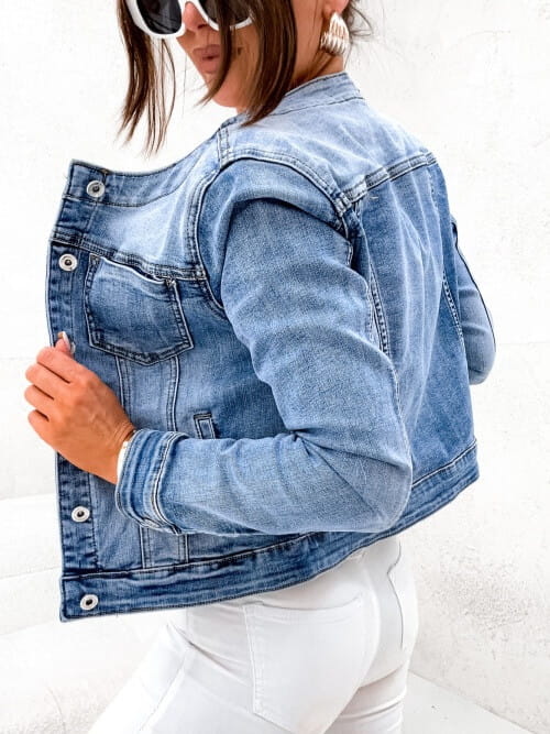 Kurtka-Katana-Jeansowa-M.Sara-Bez-Kołnierza-1