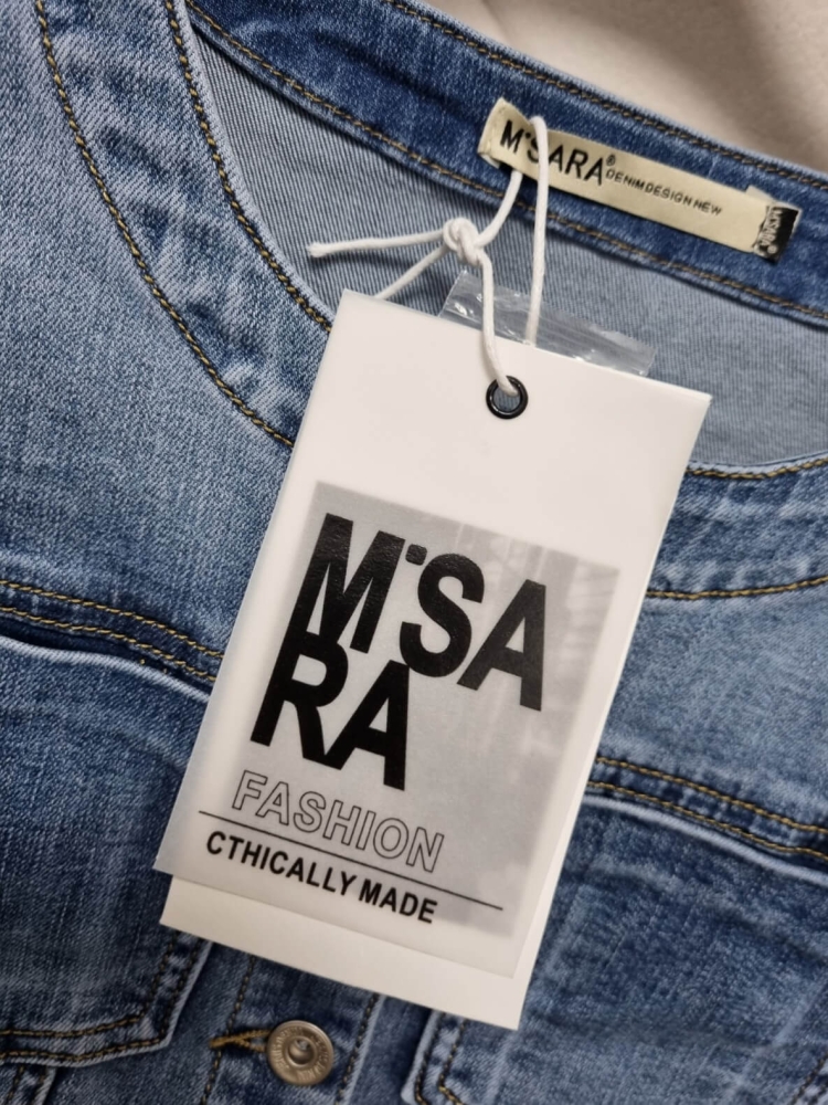 Kurtka-Katana-Jeansowa-M.Sara-Bez-Kołnierza-2