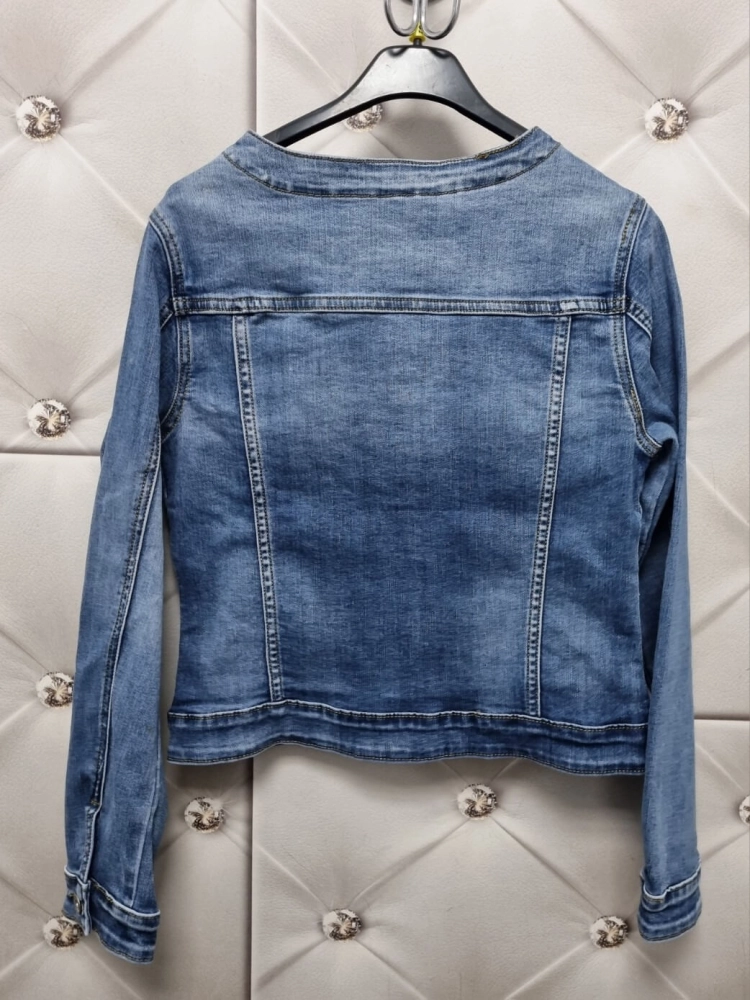 Kurtka-Katana-Jeansowa-M.Sara-Bez-Kołnierza-5