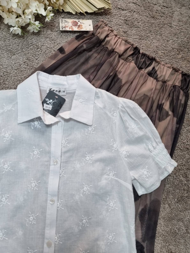 Bluzka-Xana-Koszulowa-Ażurowa-Krórki-Rękaw-Biała-9