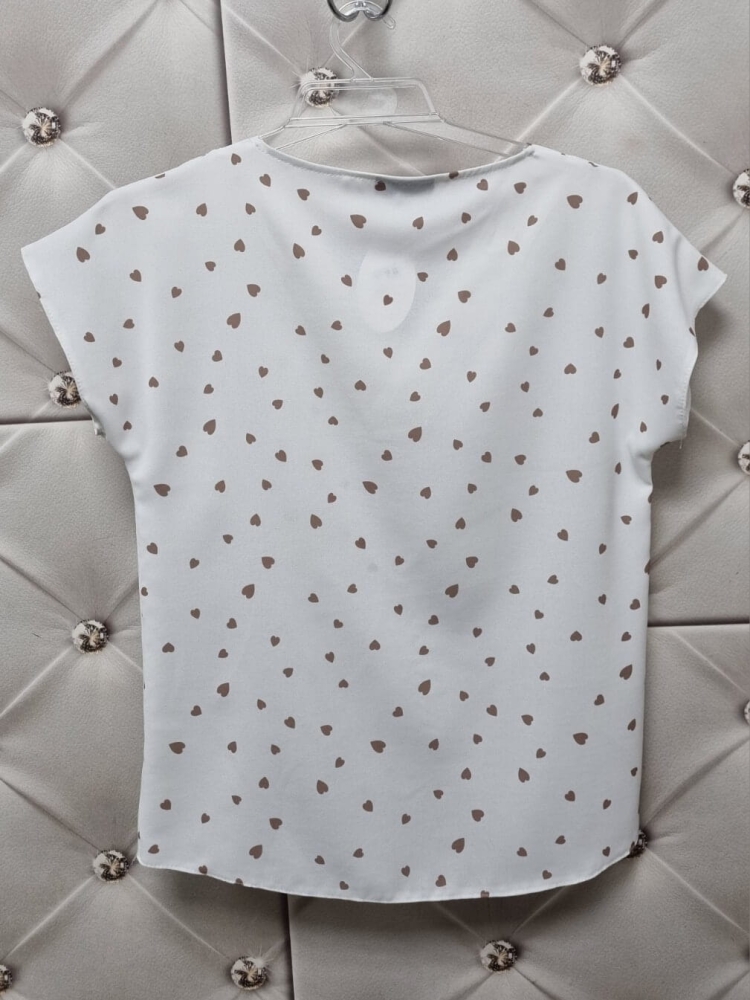 Bluzka-Madex-Modo-Dekolt-Serek-Krótki-Rękaw-Serduszka-Beżowe-Biała-5