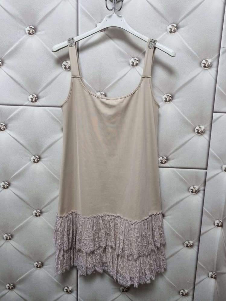 Sukienka-Luise-Koronka-Masełko-Cyrkonie-Beżowa-8