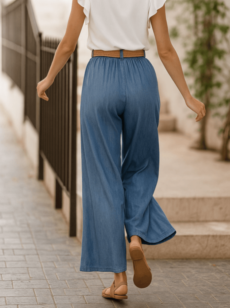 spodnie-szwedy-tencel-niebieski-ciemny-lekkie-z-guma-i-paskiem-boho-blue-sienna-butik-szykownia-2