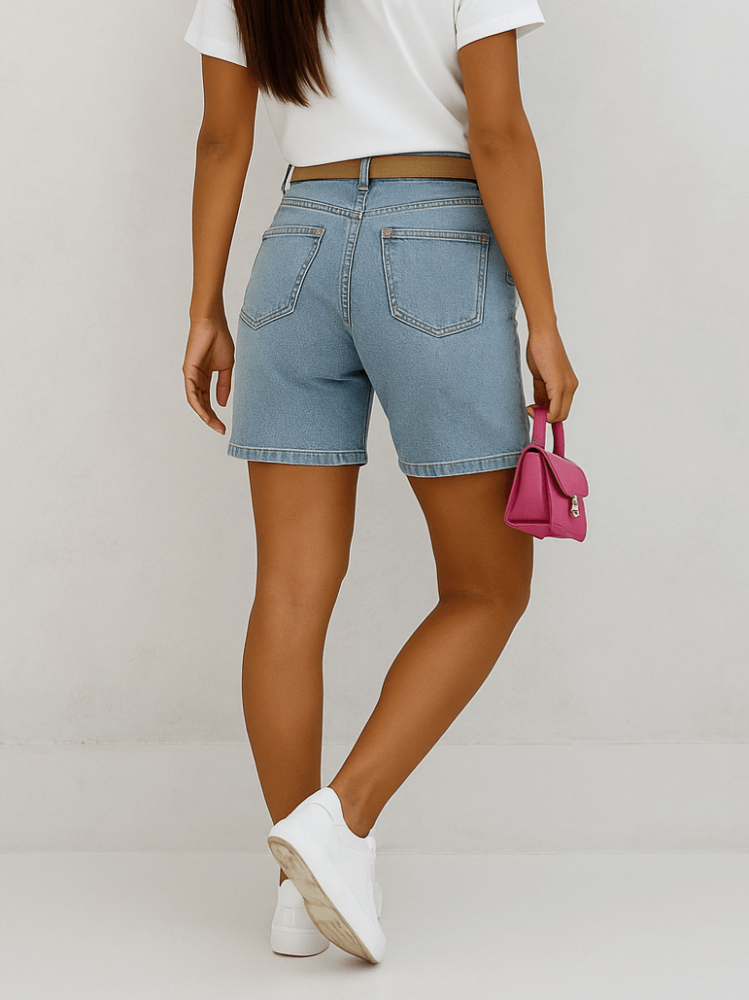 spodenki-jeansowe-m-sara-g-6095-5-bezowy-pasek-apaszka-letnia-kolekcja-butik-szykownia-2