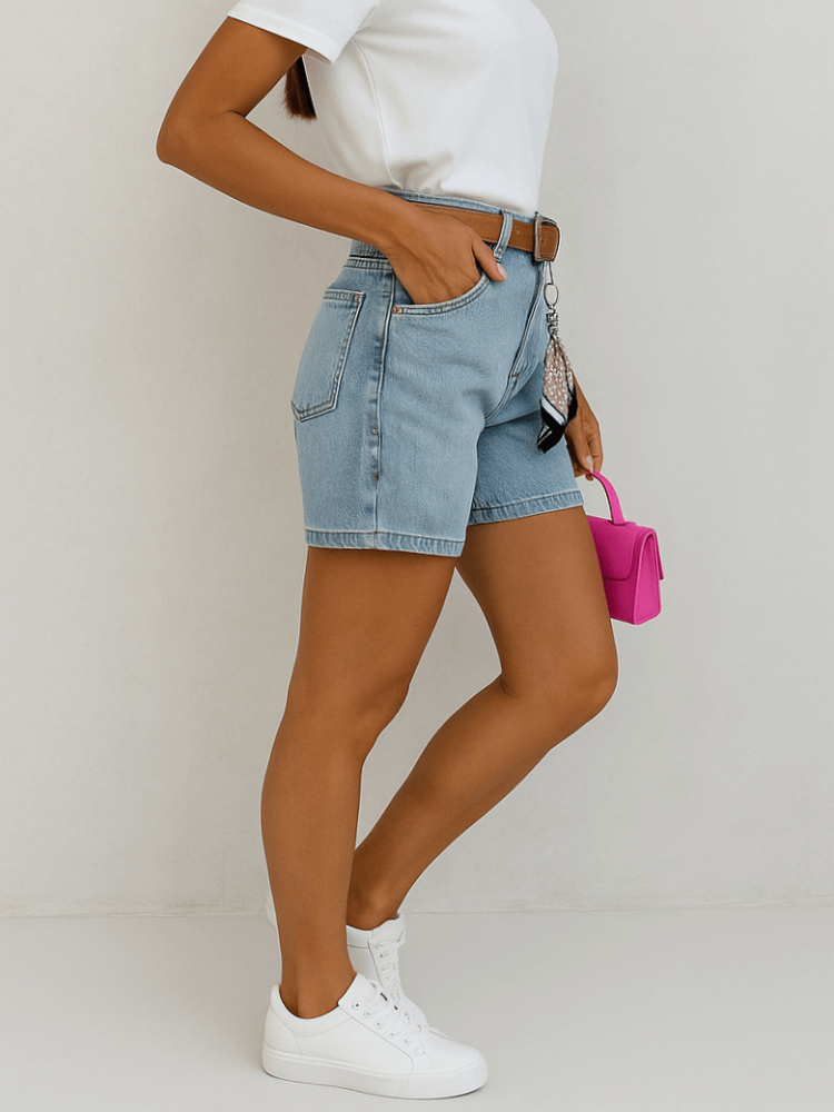 spodenki-jeansowe-m-sara-g-6095-5-bezowy-pasek-apaszka-letnia-kolekcja-butik-szykownia-4