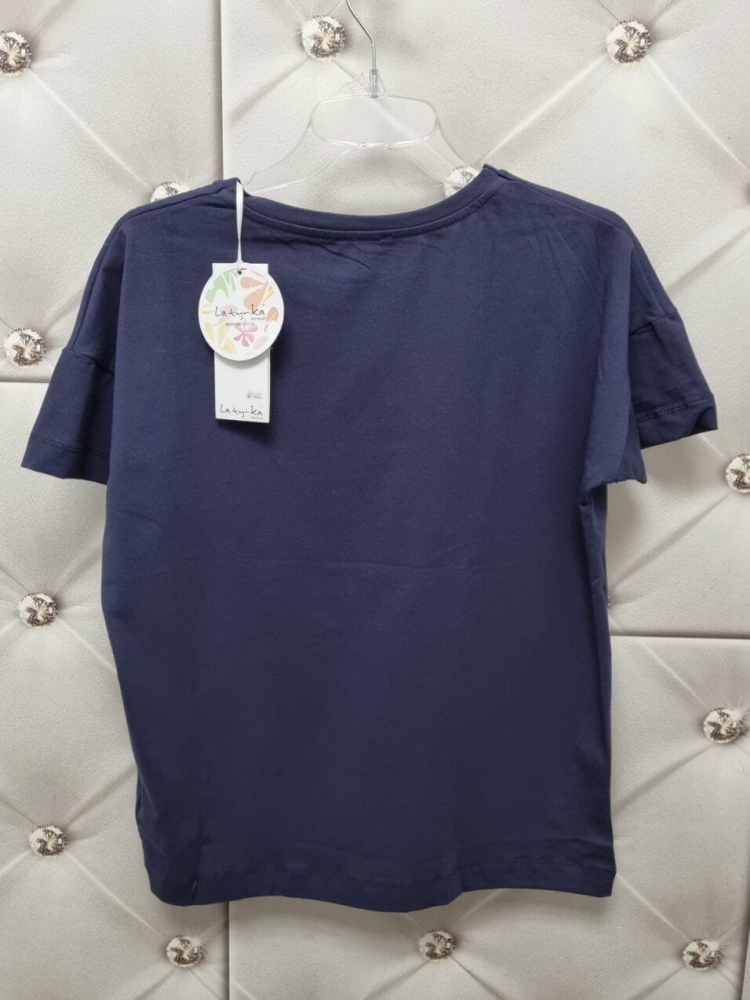 tshirt-bluzka-latynka-au-revoir-granatowa-haft-srebrny-bawelna-elastan-wiosna-lato-butik-szykownia-5