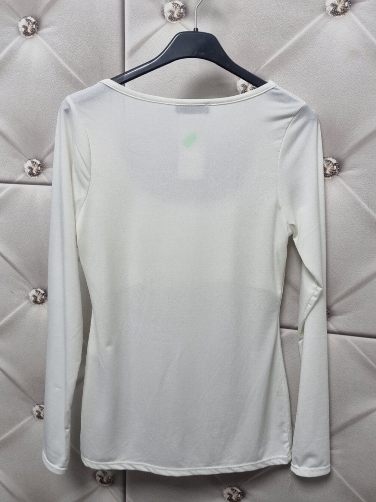 bluzka-selena-zielona-biala-zaszewki-kwadratowy-dekolt-dlugi-rekaw-gladka-maselko-basic-butik-szykownia-5