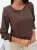 bluzka-madex-czekoladowa-damska-okragly-dekolt-gumka-rekaw-dlugi-wiskoza-poliester-polska-produkcja-butik-szykownia-1