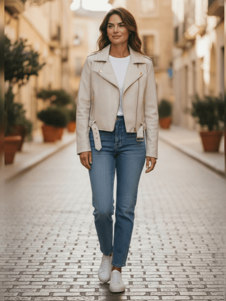 kurtka-ramoneska-softy-paris-jasny-bez-ecru-ekoskora-premium-zlote-dodatki-krotka-z-paskiem-regulowanym-pagony-podszewka-stylowa-modna-damska-butik-szykownia-3