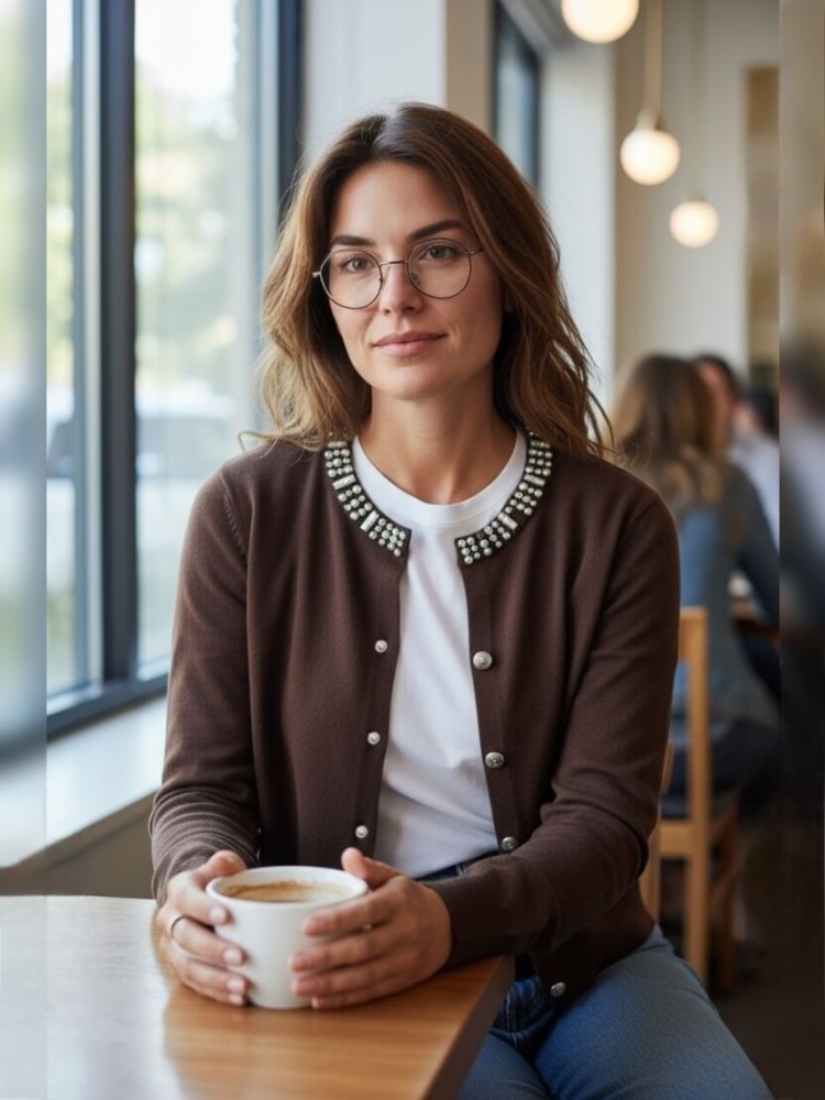 sweter-liona-czekoladowy-braz-rozpinany-dekolt-ozdobne-kamienie-guziki-lew-wiskoza-elastyczny-miekki-butik-szykownia-7