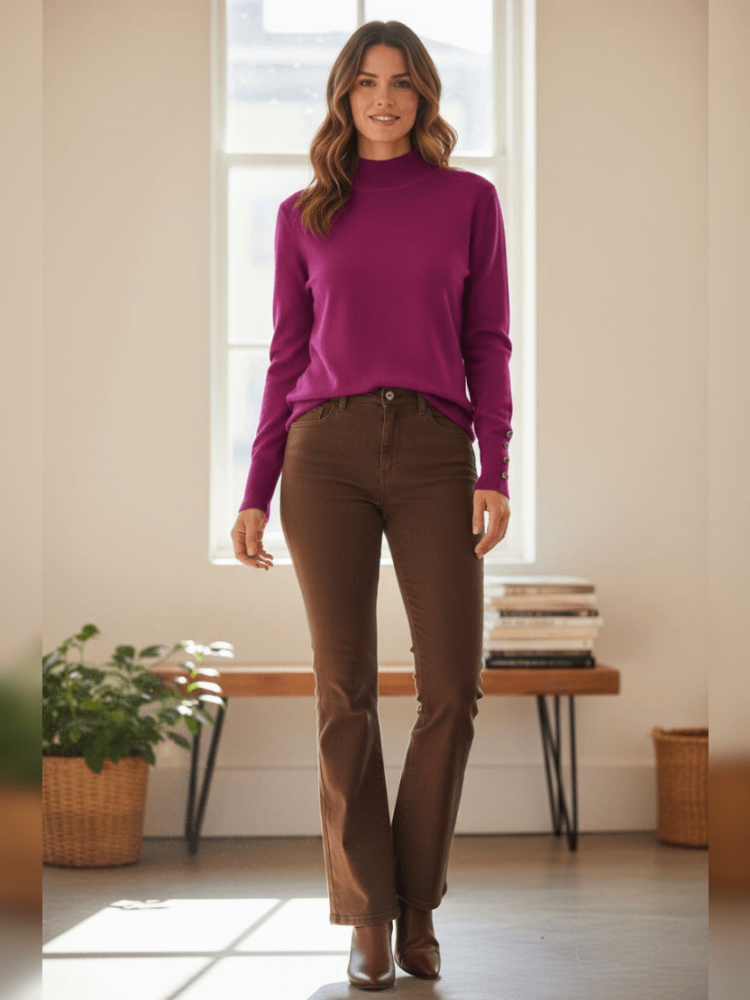 polgolf-nora-bluzka-sweterek-amarant-neveryday-cienka-dzianina-guziki-zlote-elastyczna-modna-bazowa-klasyczna-butik-szykownia-3