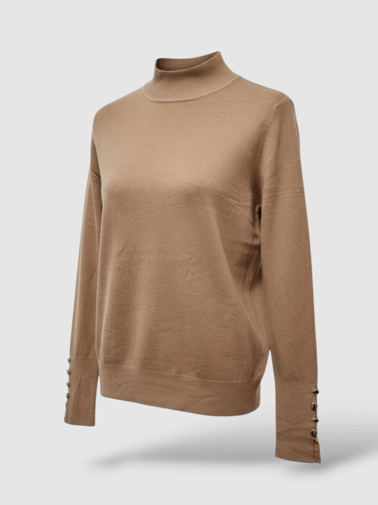 polgolf-nora-bluzka-sweterek-camel-neveryday-cienka-dzianina-guziki-zlote-elastyczna-modna-bazowa-klasyczna-butik-szykownia-2