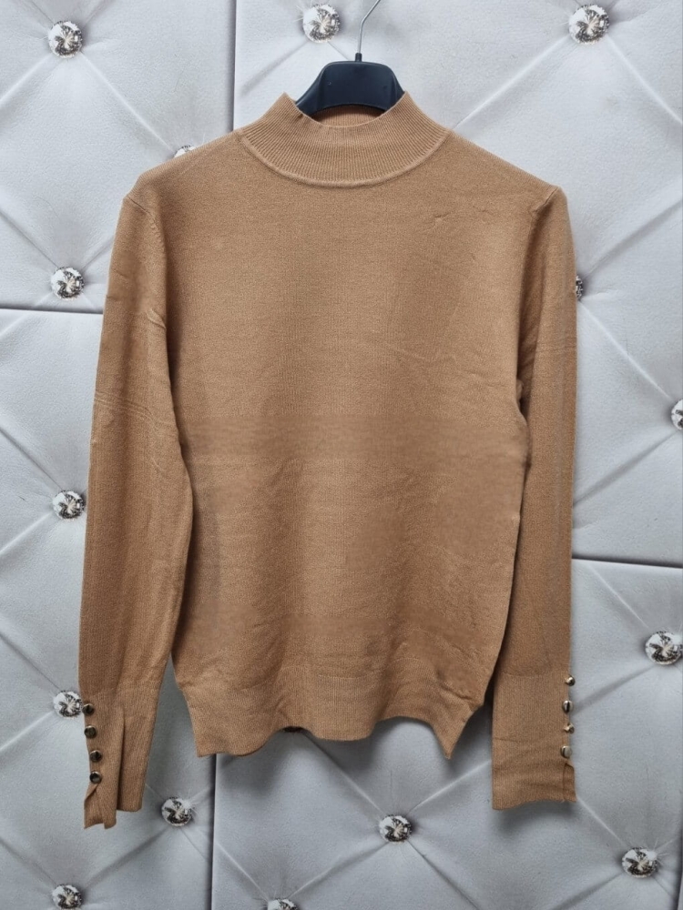 polgolf-nora-bluzka-sweterek-camel-neveryday-cienka-dzianina-guziki-zlote-elastyczna-modna-bazowa-klasyczna-butik-szykownia-8