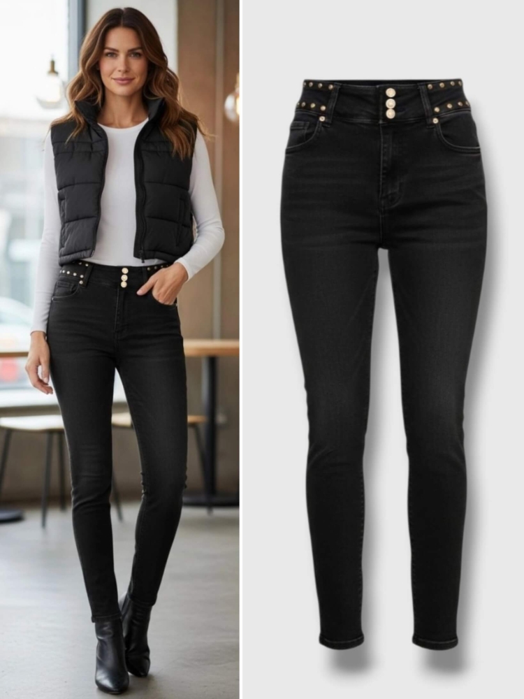 jeansy-dzety-skinny-czarne-marivy-wysoki-stan-zlote-guziki-dzety-slim-malo-elastyczne-butik-szykownia-1