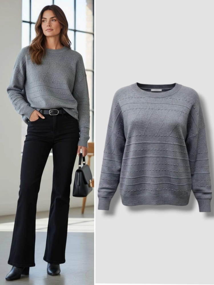sweter-elvira-szary-everyday-wypukle-wzory-oversize-bigsize-elastyczny-miekki-dekolt-okrągły-n-every-day-butik-szykownia-7