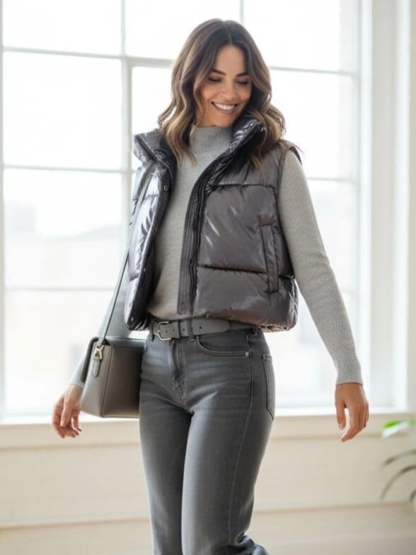 kamizelka-silver-shine-krotka-metaliczna-srebrna-stojka-nylon-lekka-bez-kieszeni-nowoczesna-modna-butik-szykownia-1