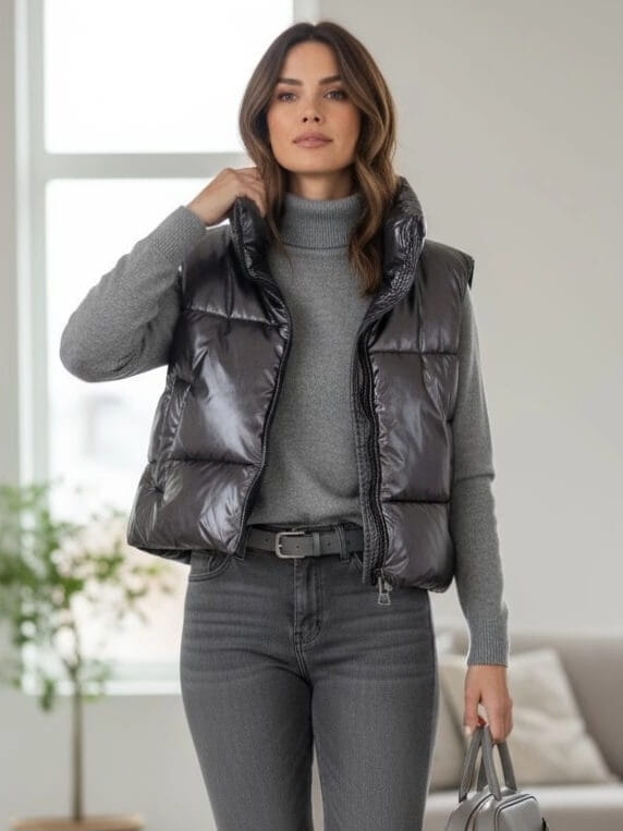 kamizelka-silver-shine-krotka-metaliczna-srebrna-stojka-nylon-lekka-bez-kieszeni-nowoczesna-modna-butik-szykownia-3