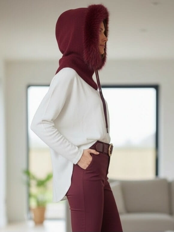 balaclava-bordowa-futerko-bruno-rossi-komin-kaptur-polska-produkcja-elastyczna-zimowa-butik-szykownia-3