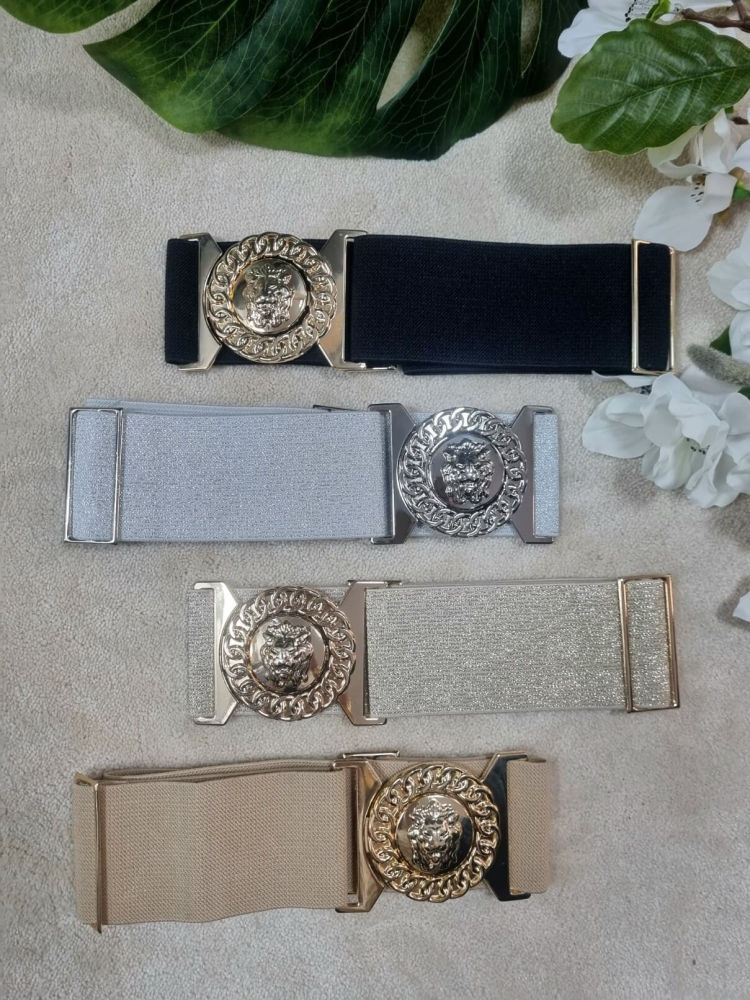 pasek-bb-zabudowany-lion-silver-srebrny-blyszczacy- srebrna-nitka-klamra-glowa-lwa-szeroka-guma-regulowany-elegancki-modny-dodatek-stylowy-klasyczny-butik-szykownia-10