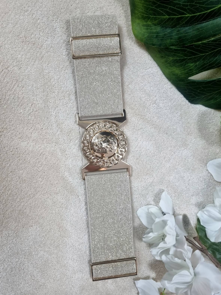 pasek-bb-zabudowany-lion-gold-zloty-blyszczacy- zlota-nitka-klamra-glowa-lwa-szeroka-guma-regulowany-elegancki-modny-dodatek-stylowy-klasyczny-butik-szykownia-5