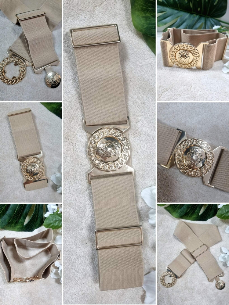pasek-bb-zabudowany-lion-gold-bezowy-zlota-klamra-glowa-lwa-szeroka-guma-regulowany-elegancki-modny-dodatek-stylowy-klasyczny-butik-szykownia-9