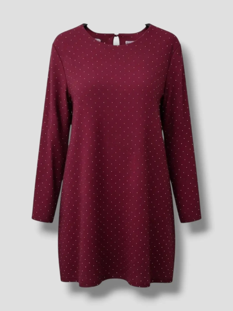 sukienka-elara-bordowa-cyrkonie-kroj-a-elastyczna-dlugi-rekaw-okrągły-dekolt-plus-size-elegancka-butik-szykownia-4
