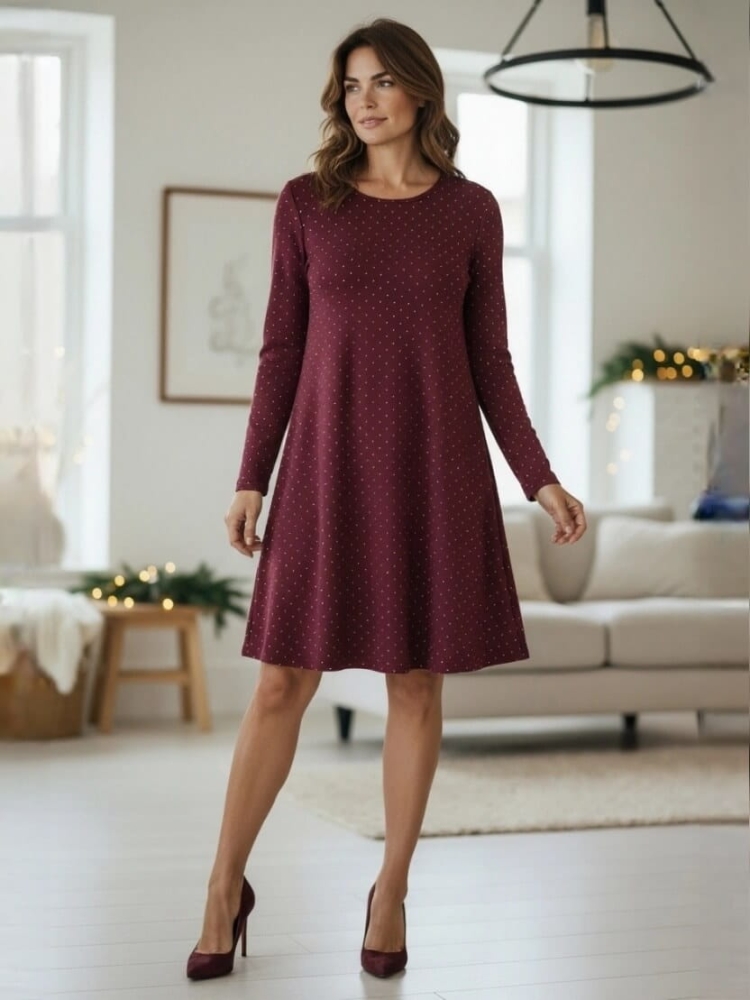 sukienka-elara-bordowa-cyrkonie-kroj-a-elastyczna-dlugi-rekaw-okrągły-dekolt-plus-size-elegancka-butik-szykownia-5