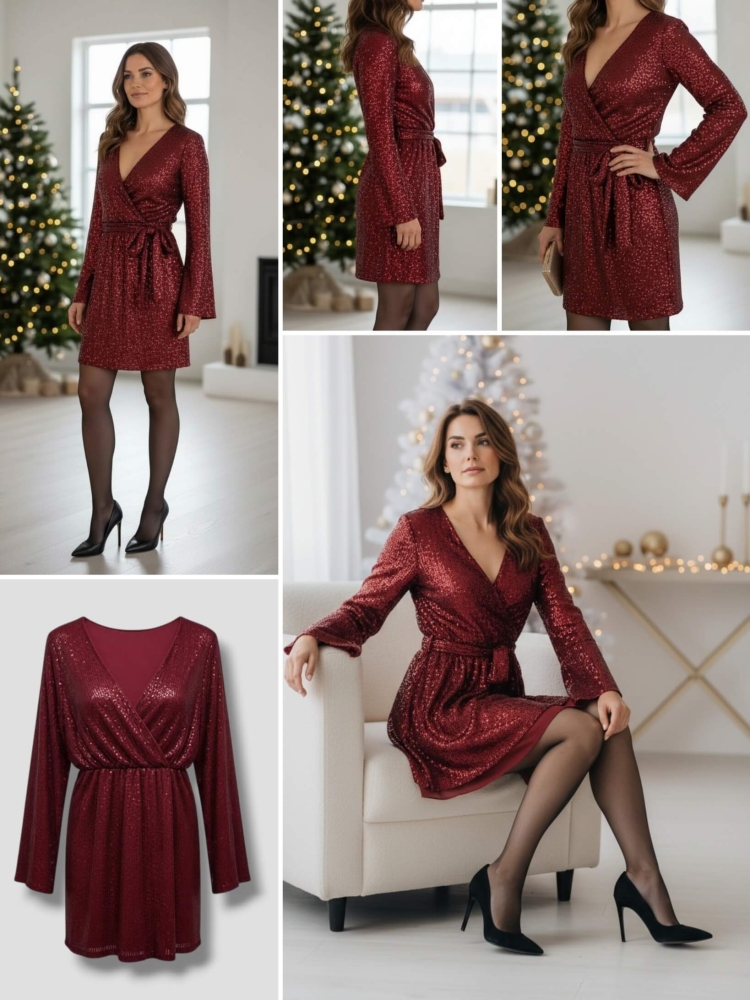 sukienka-koktajlowa-bordowa-cekinowa-wloska-dekolt-v-gumka-w-pasie-pasek-dlugie-rekawy-imprezowa-karnawal-butik-szykownia-15