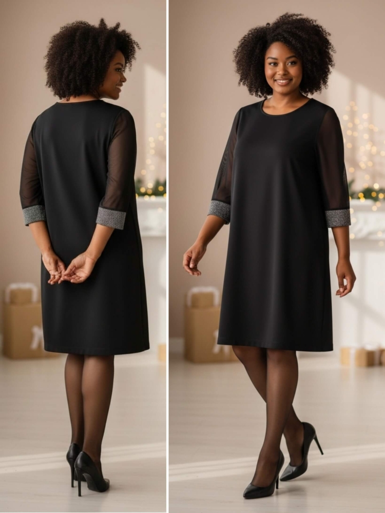 sukienka-zahi-plus-size-czarna-litera-a-okragly-dekolt-tiulowy-rekaw-srebrny-brokat-polska-produkcja-elastyczna-maskujaca-elegancka-butik-szykownia-8