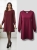 sukienka-bordowa-a-line-tiuloe-rekawy-kratka-srebrny-akcent-mankiet-okragly-dekolt-elegancka-uniwersalna-poliester-elastan-butik-szykownia-1