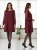 sukienka-bordowa-a-line-tiuloe-rekawy-kratka-srebrny-akcent-mankiet-okragly-dekolt-elegancka-uniwersalna-poliester-elastan-butik-szykownia-7