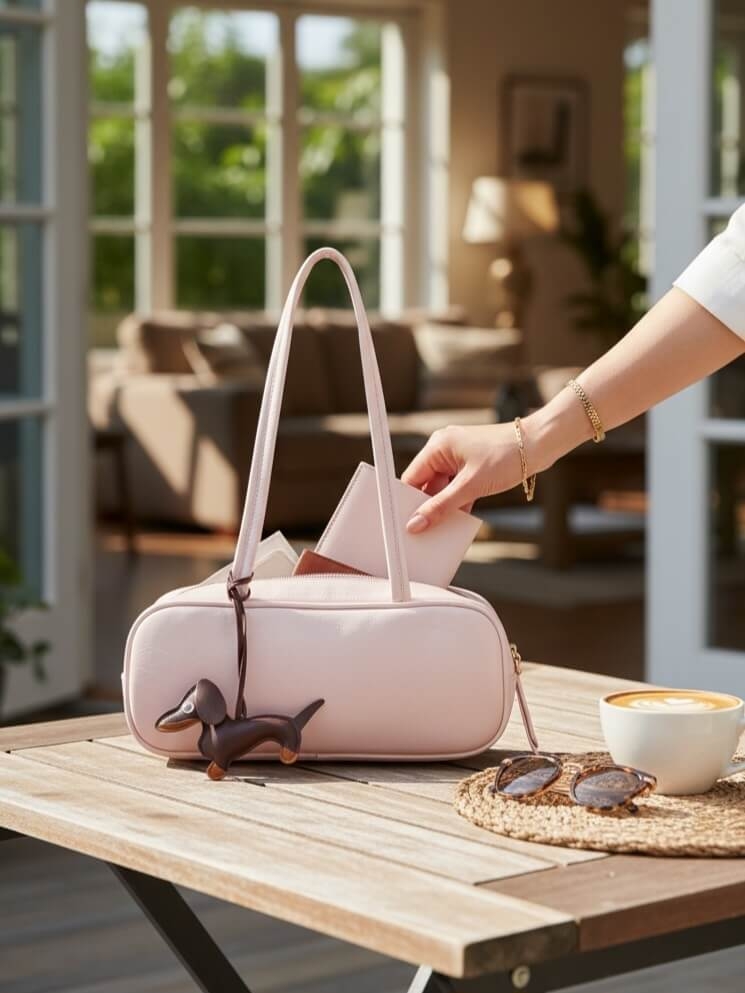 torebka-jamnik-gallantry-pastelowa-rozowa-damska-na-ramie-mala-wiosenna-breloczek-odczepiany-skora-ekologiczna-zlote-okucia-butik-szykownia-1