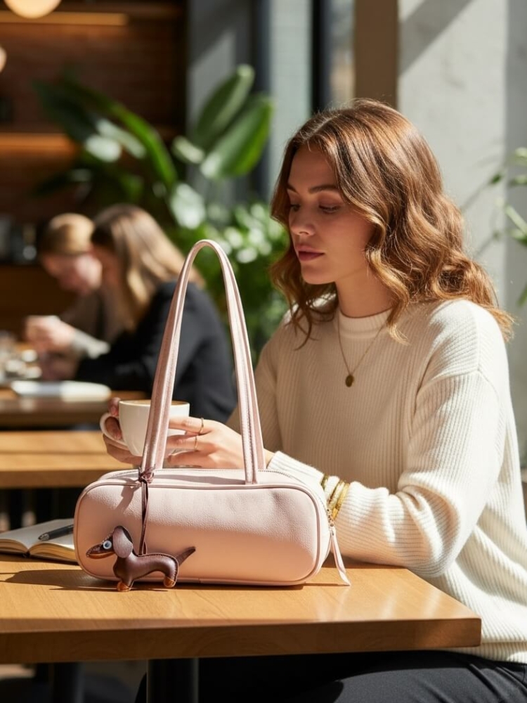 torebka-jamnik-gallantry-pastelowa-rozowa-damska-na-ramie-mala-wiosenna-breloczek-odczepiany-skora-ekologiczna-zlote-okucia-butik-szykownia-3