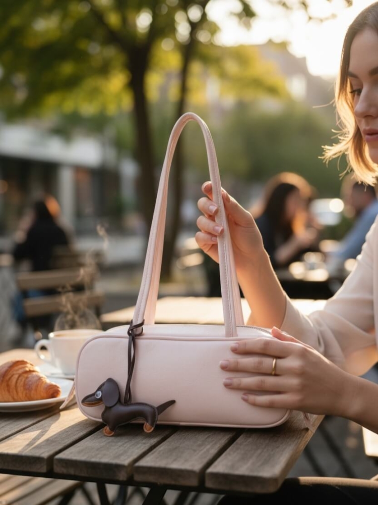 torebka-jamnik-gallantry-pastelowa-rozowa-damska-na-ramie-mala-wiosenna-breloczek-odczepiany-skora-ekologiczna-zlote-okucia-butik-szykownia-4