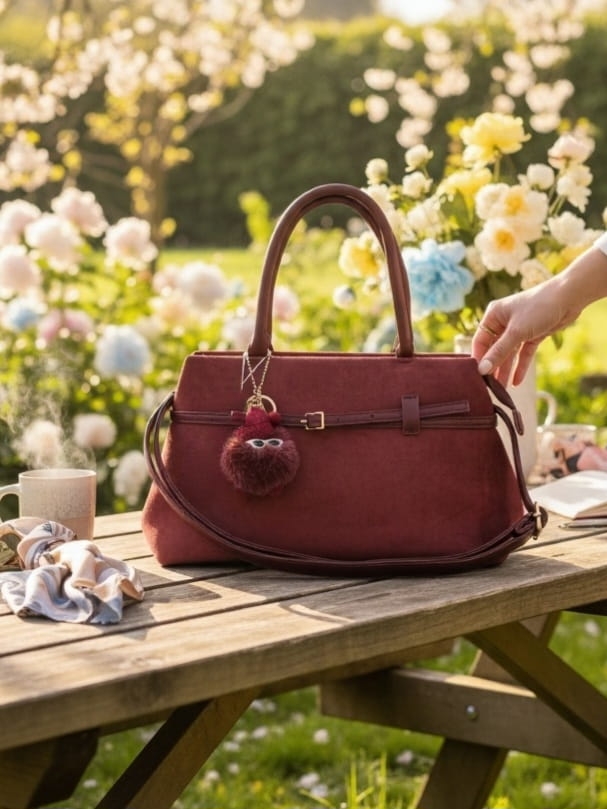 torebka-kuferek-laphrodite-l766-zamszowa-bordowa-burgund-eko-zamsz-a5-z-paskiem-zlote-okucia-brelok-breloczek-butik-szykownia-2