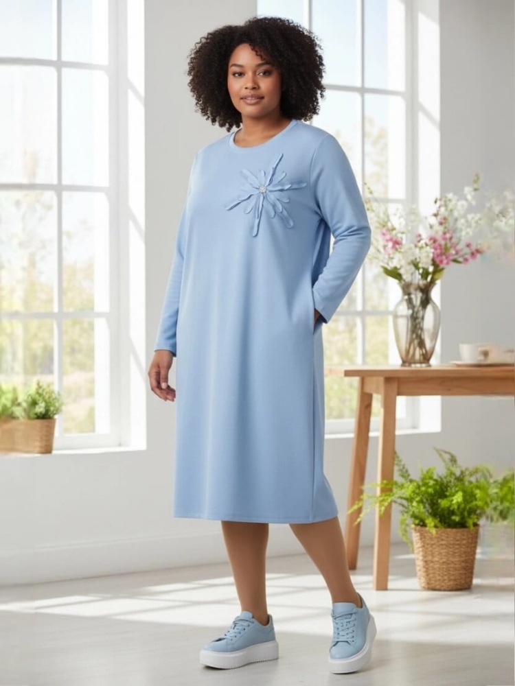 sukienka-soft-bloom-niebieska-asymetryczna-kwiat-maselko-kieszenie-elegancka-sportowa-wygodna-elastyczna-plus-size-butik-szykownia-6
