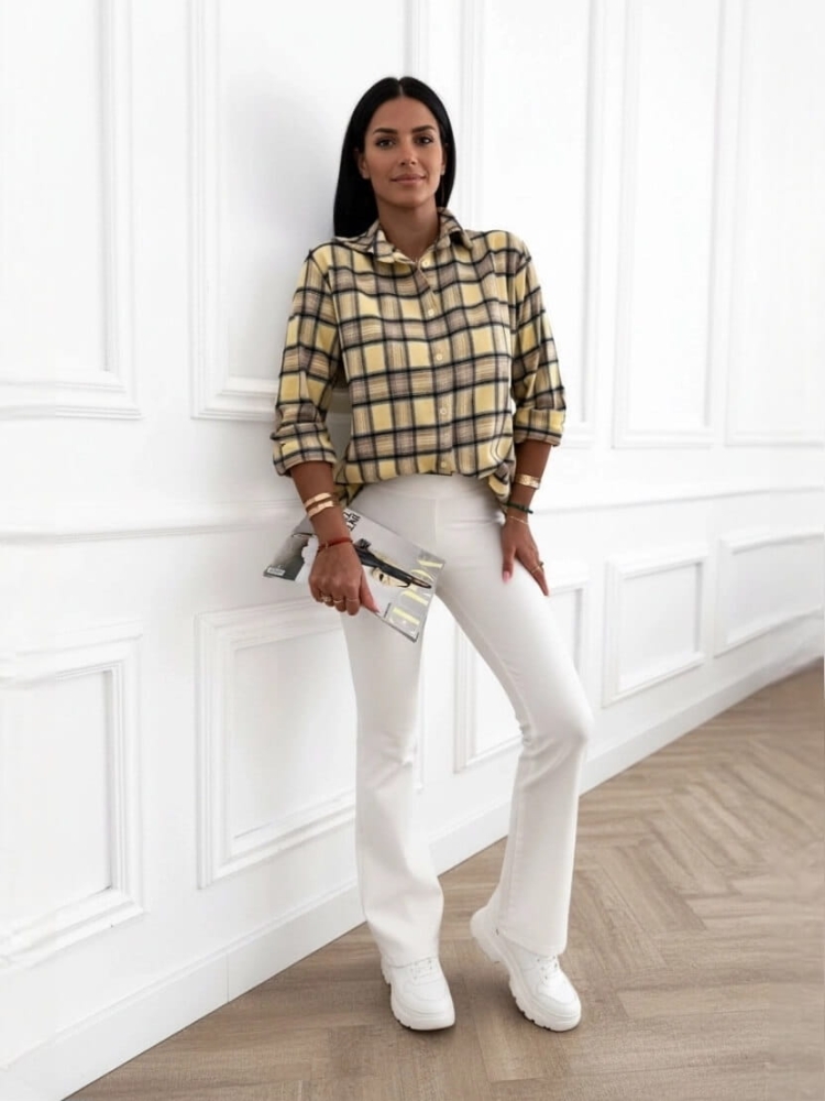 koszula-flanelowa-krata-cienka-zolta-bez-czarna-portofino-check-wloska-produkcja-bawelna-lekka-koszula-damska-oversize-uniwersalna-butik-szykownia-6
