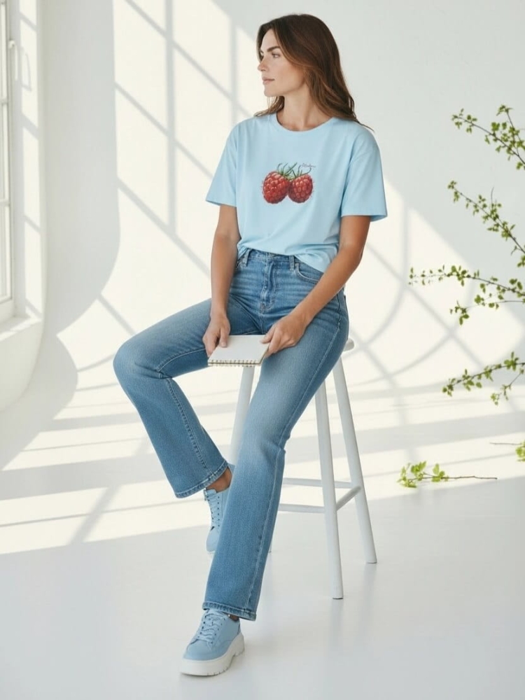 jeansy-damskie-flare-rozszerzane-nogawki-bootcut-denim-elastyczne-model-j2503-5-7gs-core-niebieskie-przecierane-wysoki-stan-wiosenne-spodnie-damskie-modne-butik-szykownia-2