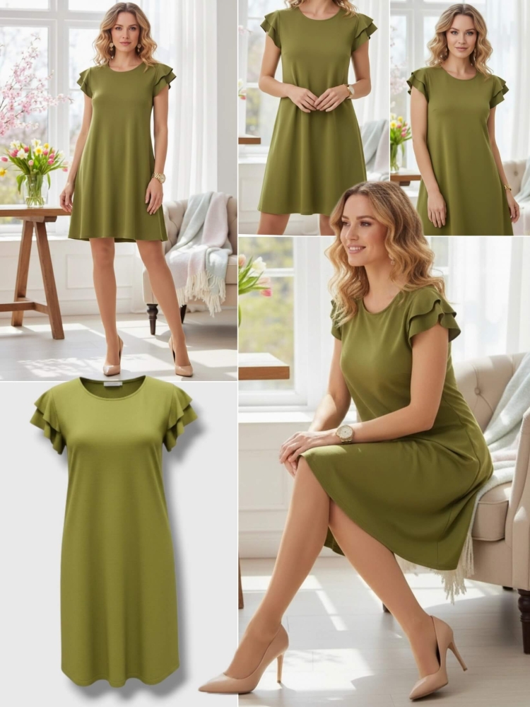 sukienka-rita-oliwkowa-zielen-sukienka-a-line-falbany-na-rekawach-polska-produkcja-elegancka-na-co-dzien-elastyczna-maskujaca-niedoskonalosci-dekolt-okragly-butik-szykownia-8