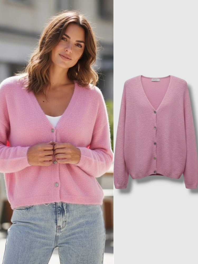 sweter-kardigan-rozpinany-alpaka-babyalpaka-rozowy-pastelowy-v-dekolt-guziki-miekki-wloski-butik-szykownia-1