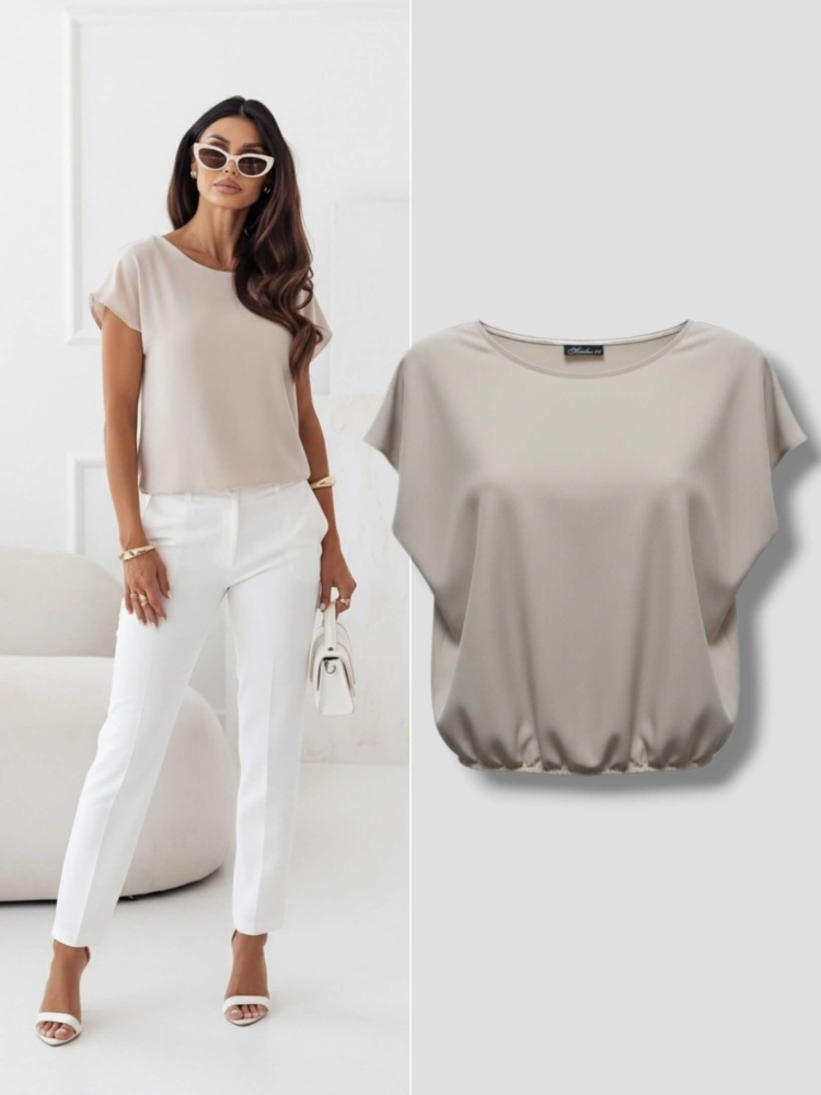 bluzka-bezowa-lila-madex-bluzka-damska-z-gumka-na-dole-bluzka-maskujaca-brzuch-bluzka-wizkozowa-elegancka-codzienna-krotki-rekaw-okragly-dekolt-polska-produkcja-wiosna-lato-butik-szykownia-7