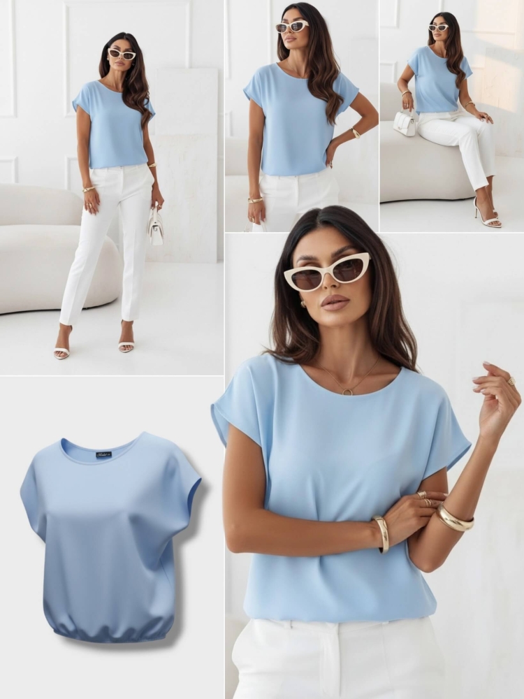 bluzka-niebieska-baby-blue-lila-madex-bluzka-damska-z-gumka-na-dole-bluzka-maskujaca-brzuch-bluzka-wizkozowa-elegancka-codzienna-krotki-rekaw-okragly-dekolt-polska-produkcja-wiosna-lato-butik-szykownia-11