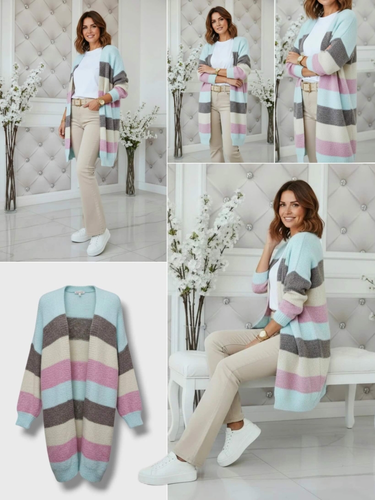 sweter-kardigan-damski-dlugi-pastelowe-pasy-mieta-mocca-ecru-roz-uniwersalny-made-in-italy-miekki-bez-zapiecia-bez-kieszeni-wiosenny-otulacz-butik-szykownia-13