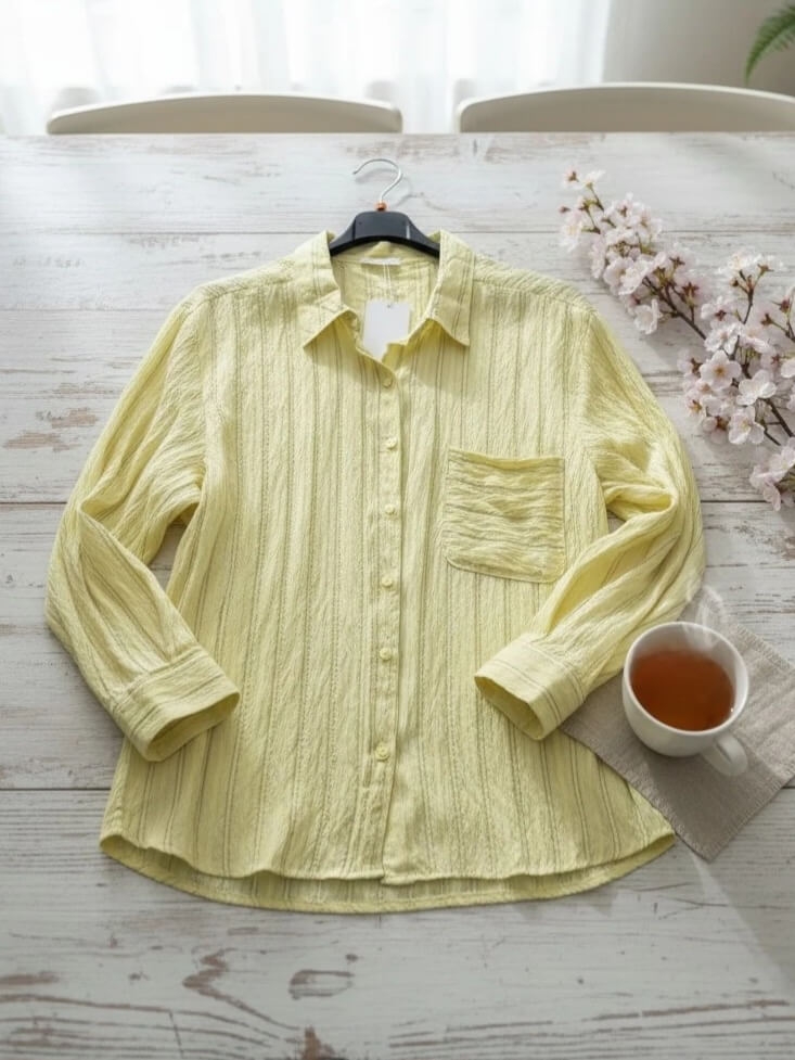 koszula-stripe-latynka-zolta-cytrynowa-yellow-bawelna-oversize-pionowe-bezowe-paski-pognieciona-struktura-kieszonka-tyl-zakladka-100-bawelna-kolekcja-wiosna-2026-butik-szykownia-3