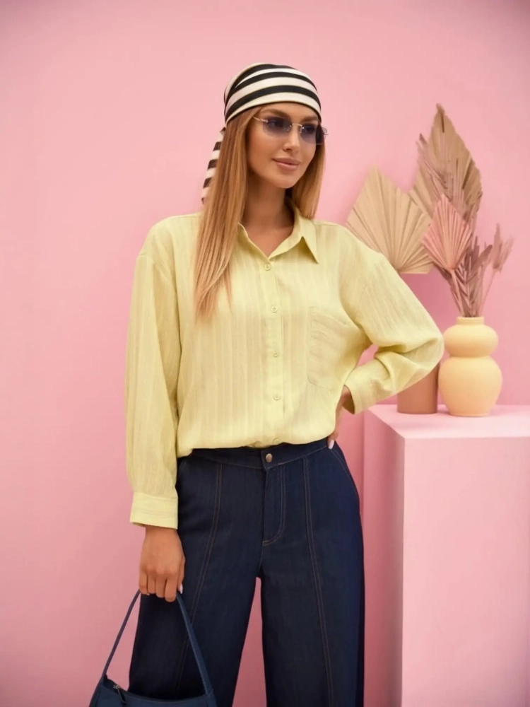 koszula-stripe-latynka-zolta-cytrynowa-yellow-bawelna-oversize-pionowe-bezowe-paski-pognieciona-struktura-kieszonka-tyl-zakladka-100-bawelna-kolekcja-wiosna-2026-butik-szykownia-4