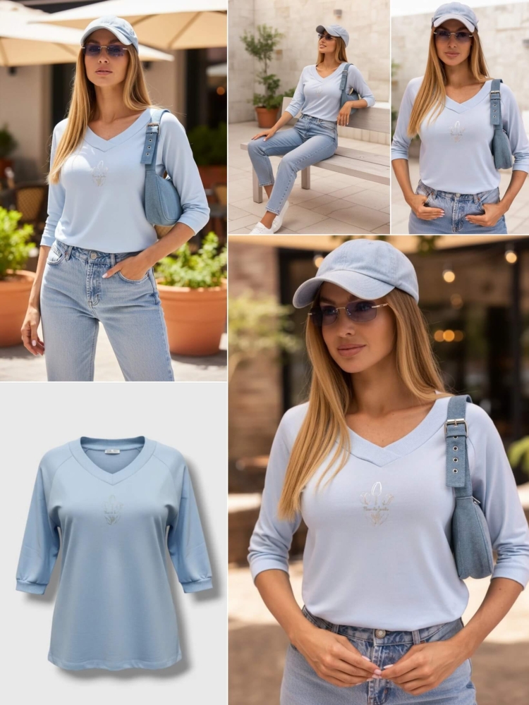 bluzka-fleur-de-jardin-latynka-tulipany-baby-blue-dekolt-v-rekaw-3-4-zlota-aplikacja-kwiaty-elastyczna-bawelna-elastan-rozmiary-standardowe-nadwymiary-kolekcja-wiosna-2026-butik-szykownia-14