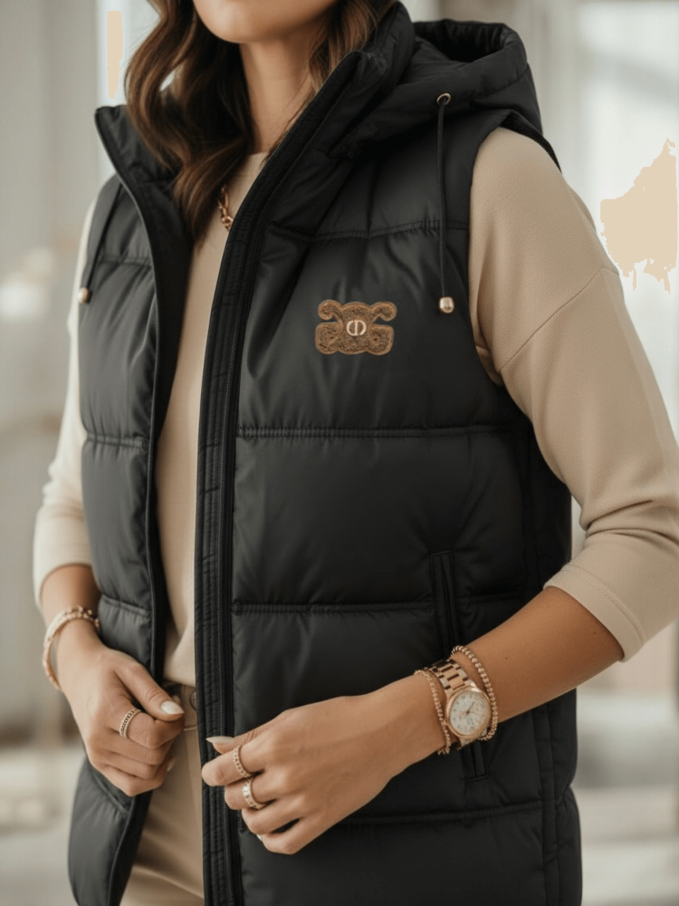 kamizelka-wiosenna-damska-czarna-happy-house-lekka-z-kapturem-odpinanym-stojka-zamek-kieszenie-regulacja-bokow-marszczenia-styl-sportowa-elegancja-butik-szykownia-5