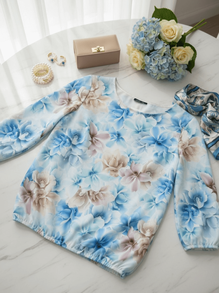 bluzka-kwiatowy-print-madex-pastelowy-blekit-niebieski-bez-pudrowy-roz-kremowy-bluzka-damska-w-kwiaty-gumka-na-dole-gumka-w-rekawach-rekaw-7-8-polska-produkcja-elegancka-bluzka-butik-szykownia-4